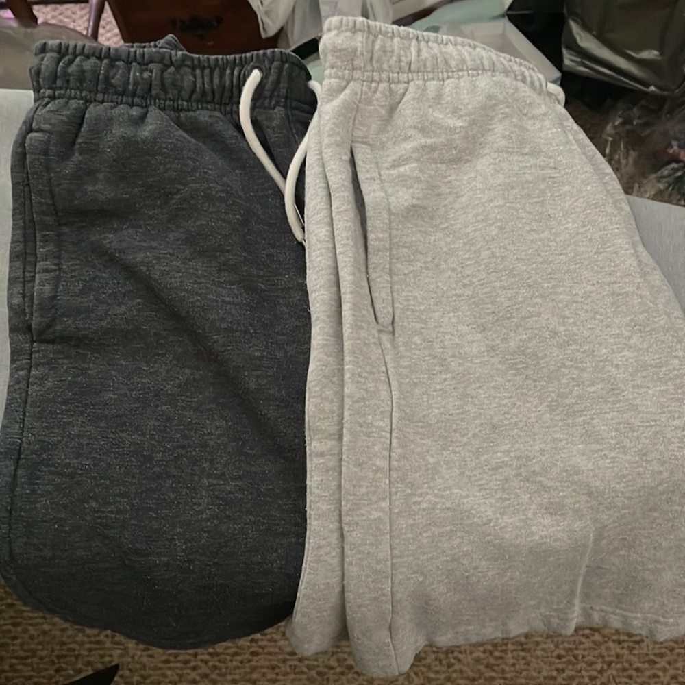 2 pair EUC Quicksilver jogger shirts.